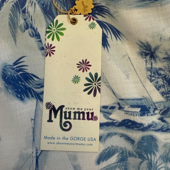 NWT Show Me Your Mumu Tropical Roam Ruffle Wrap Skirt Small - Picture 2 of 7